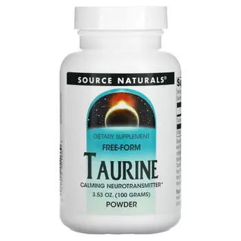 Source Naturals, Порошок таурина, 3.53 унций (100 г)