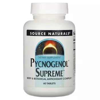 Source Naturals, Pycnogenol Supreme, 60 таблеток