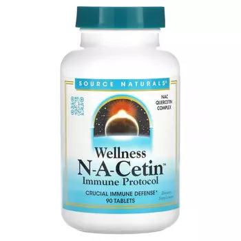 Source Naturals, Wellness NA-Cetin`` 90 таблеток
