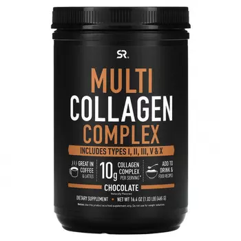 Sports Research, мультиколлагеновый комплекс, шоколад, 465 г (1,03 фунта)