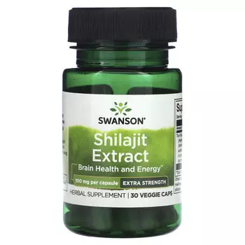 Swanson, экстракт мумие, 100 мг, 30 растительных капсул