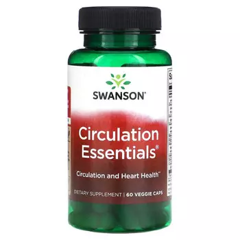 Swanson, Circulation Essentials, 60 растительных капсул