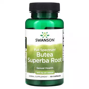 Swanson, Full Spectrum Butea Superba, корень, 400 мг, 60 капсул