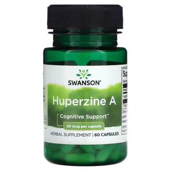 Swanson, Гуперзин A, 50 мкг, 60 капсул