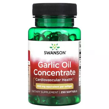 Swanson, Концентрат чесночного масла, 500 мг, 250 мягких таблеток