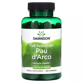 Swanson, Муравьиное дерево полного спектра, 500 мг, 100 капсул