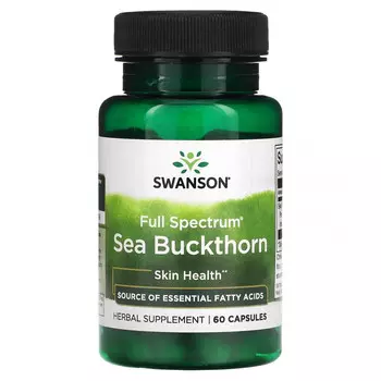 Swanson, Облепиха Full Spectrum, 60 капсул