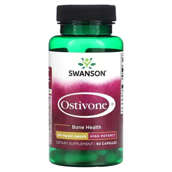 Swanson, Ostivone, высокая эффективность, 500 мг, 60 капсул