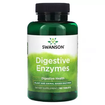 Swanson, Пищеварительные ферменты, 180 таблеток