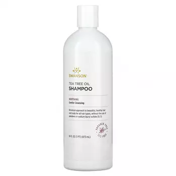 Swanson, Шампунь с маслом чайного дерева, 473 мл (16 жидк. Унций)