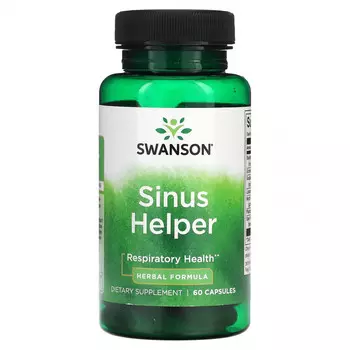 Swanson, Sinus Helper, 60 капсул
