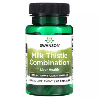 Swanson, Смесь расторопши, 60 капсул