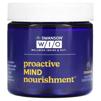 Swanson WIO, Proactive Mind Nourrition, 30 вегетарианских капсул