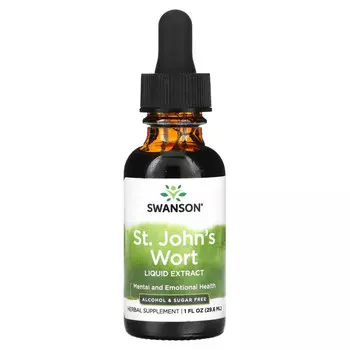 Swanson, Жидкий экстракт зверобоя, 29,6 мл (1 жидк. Унция)
