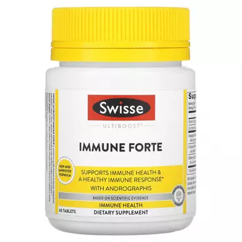 Swisse, Ultiboost, Immune Forte, 60 таблеток