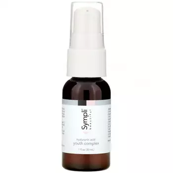 Sympli Beautiful, омолаживающая сыворотка с гиалуроновой кислотой, 30 мл (1 жидк. унция)