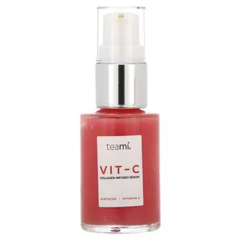 Teami, Vit-C, сыворотка с витамином C и коллагеном, 30 мл (1 унция)