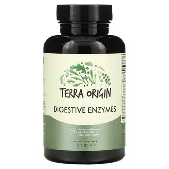 Terra Origin, пищеварительные ферменты, 60 капсул