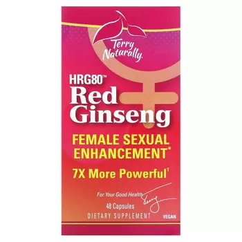 Terry Naturally, HRG80 красный женьшень`` 48 капсул