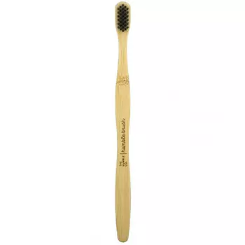 The Humble Co., Humble Bamboo Toothbrush, для взрослых, черная, 1 зубная щетка