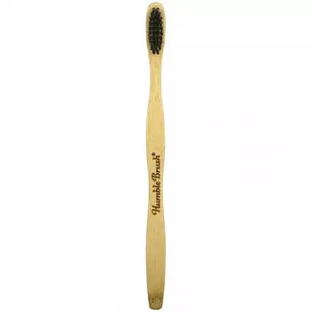 The Humble Co., Humble Brush, для взрослых, мягкая, черная, 1 зубная щетка