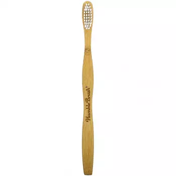 The Humble Co., Humble Brush, для взрослых, мягкая, белая, 1 зубная щетка