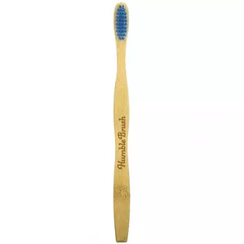 The Humble Co., Humble Brush, мягкая щетка для взрослых, синий цвет, 1 зубная щетка
