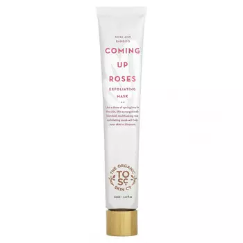 The Organic Skin Co., Coming Up Roses, отшелушивающая косметическая маска с розой и бамбуком, 60 мл (2 жидк. Унции)