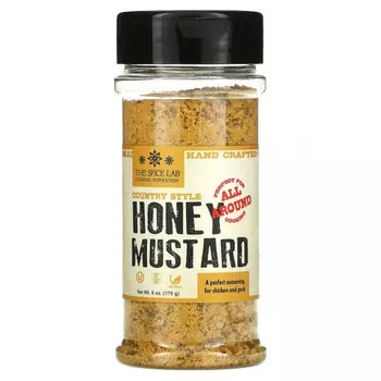 The Spice Lab, Медовая горчица по-деревенски, 6 унций (170 г)