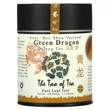 The Tao of Tea, Чай улун 'Зеленый дракон', 3.5 унции (100 г)