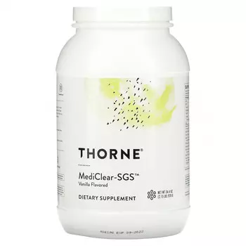 Thorne Research, MediClear-SGS, со вкусом ванили, 978 г (34,4 унции)