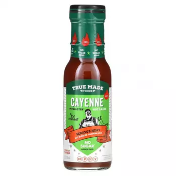 True Made Foods, Кайенский острый соус, Serious Heat, 236 мл (8 жидк. Унций)