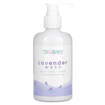 TruKid, Baby, гель для душа с лавандой, для лица, тела и рук, 236,5 мл (8 жидк. Унций)