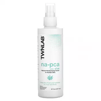 Twinlab, Na-PCA с алоэ вера, для лица и тела, 237 мл (8 жидк. Унций)