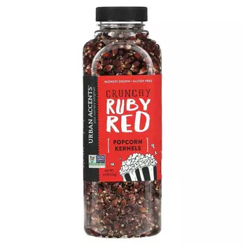 Urban Accents, Попкорн, хрустящий красный, рубиновый, 454 г (16 унций)