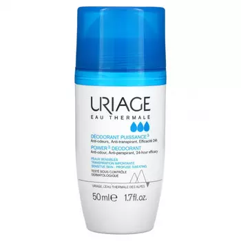 Uriage, Дезодорант Power 3, 50 мл (1,7 жидк. Унции)