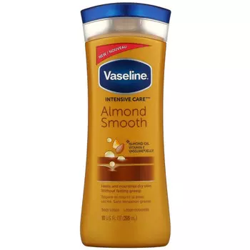 Vaseline, Intensive Care, гладкий лосьон для тела с миндалем, 295 мл (10 жидк. Унций)