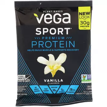 Vega, Sport, протеин, ванильный вкус, 41 г (1,5 унции)