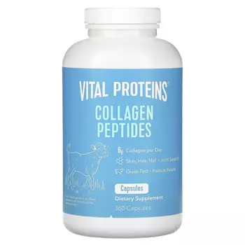 Vital Proteins, пептиды коллагена, 360 капсул