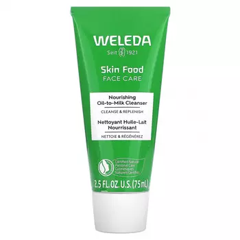 Weleda, Skin Food, уход за лицом, питательное очищающее масло на основе молока, 75 мл (2,5 жидк. Унции)