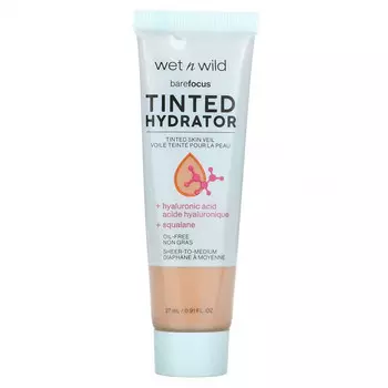 Wet n Wild, Barefocus, увлажняющее средство с тонирующим эффектом, для среднего загара, 27 мл (0,91 жидк. Унции)