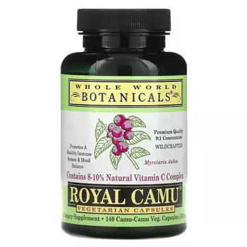 Whole World Botanicals, Royal Camu, 350 мг, 140 вегетарианских капсул