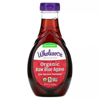 Wholesome, органическая необработанная голубая агава, 666 г (23,5 унции)