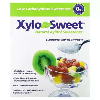 Xlear, Xylo-Sweet`` 100 пакетиков по 4 г
