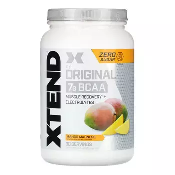 Xtend, The Original, 7 г аминокислот с разветвленной цепью (BCAA), со вкусом манго, 1,26 кг (2,78 фунта)