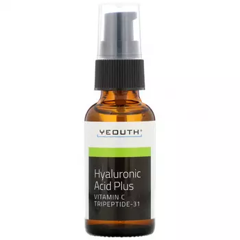 Yeouth, гиалуроновая кислота +, 30 мл (1 жидк. унция)