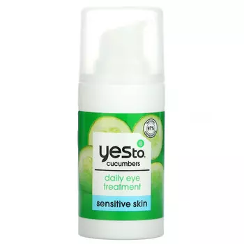 Yes To, Ежедневное средство для глаз, огурцы, 15 мл (0,5 жидк. Унции)