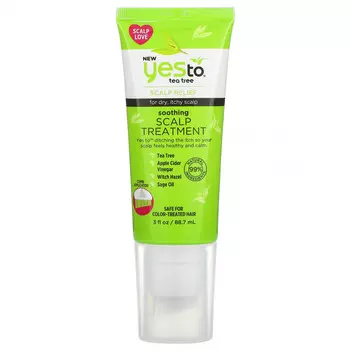 Yes To, Средство для кожи головы, чайное дерево, 88,7 мл (3 жидк. Унции)