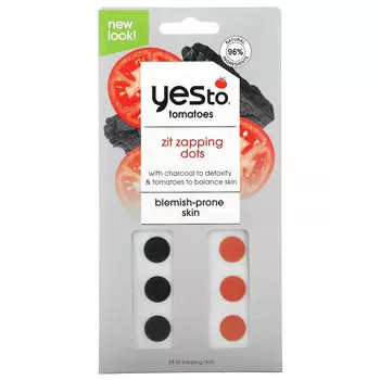 Yes To, Zit Zapping Dots, томаты, 24 точки