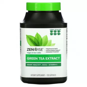Zenwise Health, Экстракт зеленого чая, 120 капсул